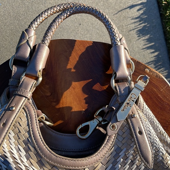 Cole Haan Genevieve triangle woven bag - Picture 9 of 10